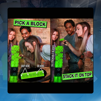 Electric Shock Stacking Block Game