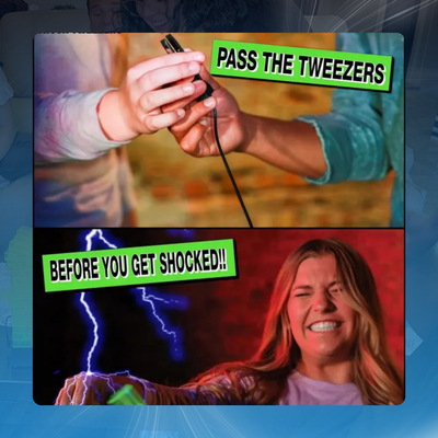 Electric Shock Stacking Block Game