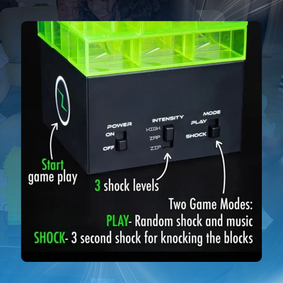 Electric Shock Stacking Block Game