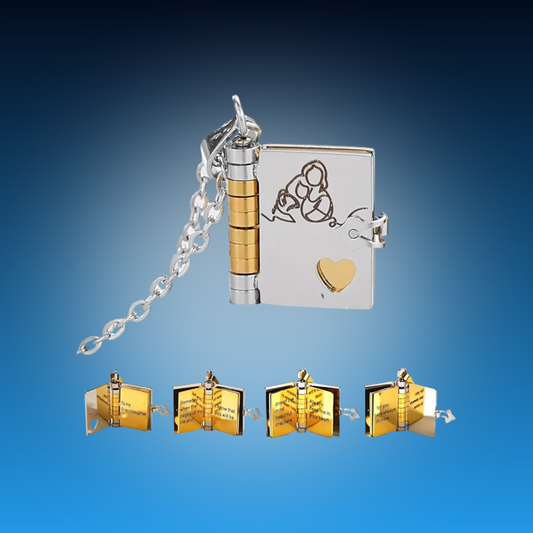 Heartfelt Book Locket Necklace