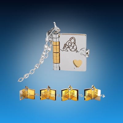 Heartfelt Book Locket Necklace
