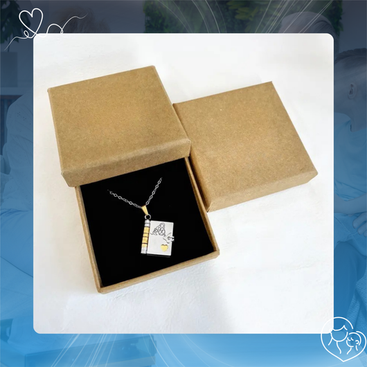 Heartfelt Book Locket Necklace