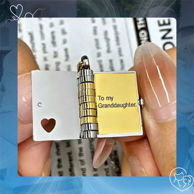 Heartfelt Book Locket Necklace