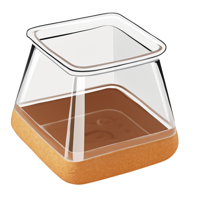 Rubber Floor Protectors - Fits 4 Chairs