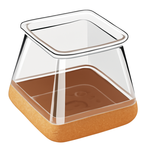 Rubber Floor Protectors - Fits 4 Chairs