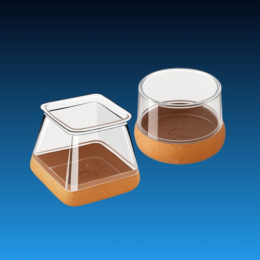 Rubber Floor Protectors - Fits 4 Chairs