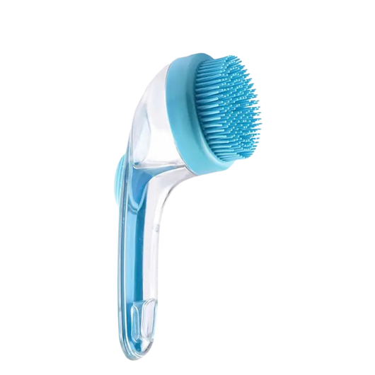 Pet Bath Brush with Built-in Shampoo Dispenser