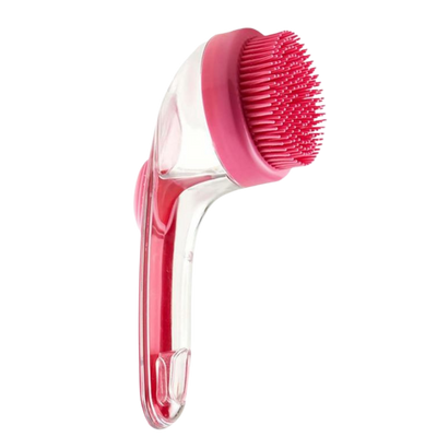 Pet Bath Brush with Built-in Shampoo Dispenser