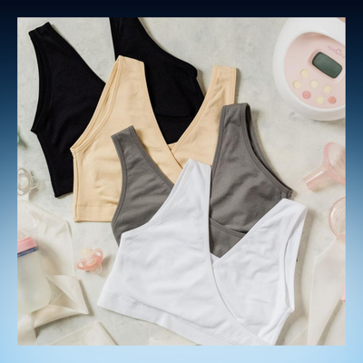 Criss Cross Nursing Sleep Bra 4 Pack