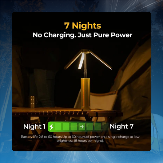 Portable Camping Light with Tripod