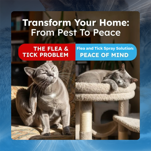 Plant Based Flea and Tick Spray for Cats and Home