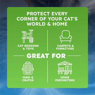 Plant Based Flea and Tick Spray for Cats and Home