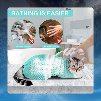 Cat Grooming Shower Bag