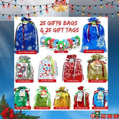 Easy Christmas Gift Wrap Set