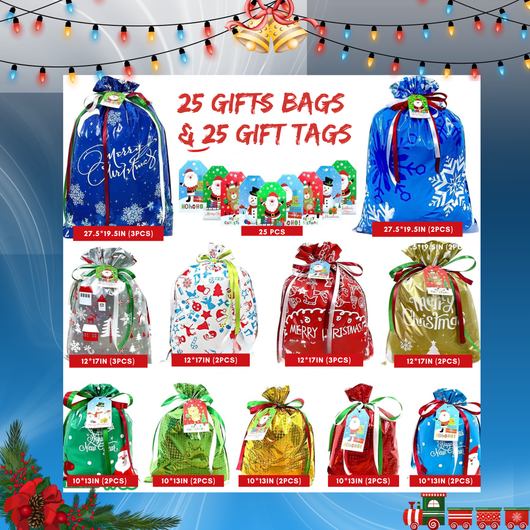 Easy Christmas Gift Wrap Set