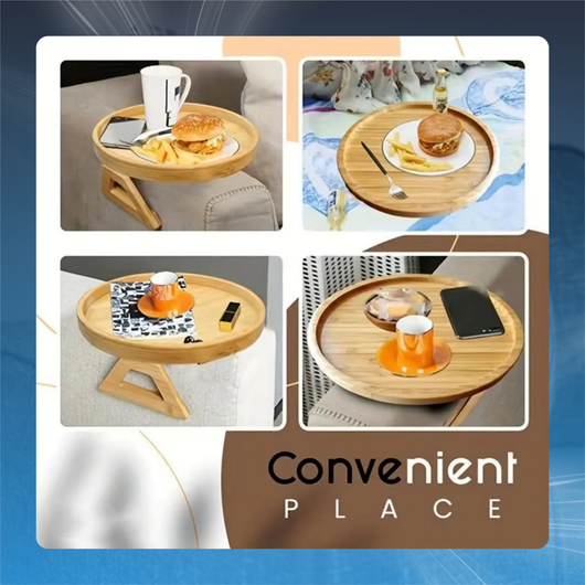 Portable Sofa Clip On Tray Table
