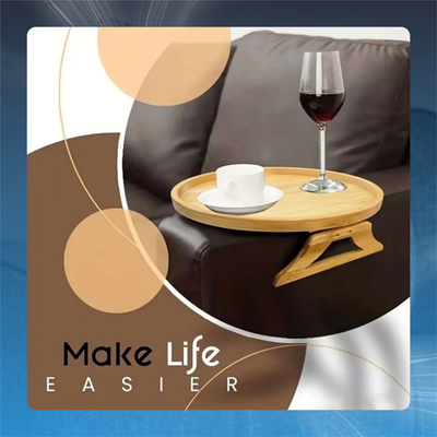 Portable Sofa Clip On Tray Table