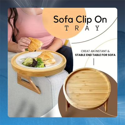 Portable Sofa Clip On Tray Table