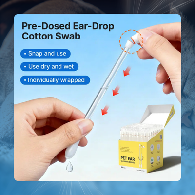 Pet Ear Cleaning Cotton Swabs