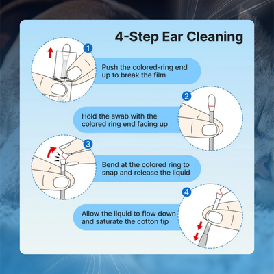 Pet Ear Cleaning Cotton Swabs