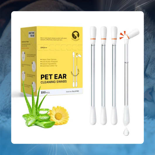 Pet Ear Cleaning Cotton Swabs