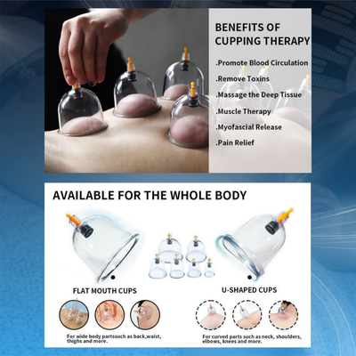 Cupping Therapy Kit for Muscle Relief and Cellulite