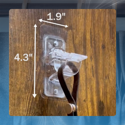No-Drill Curtain Rod Holders (6 Pack)
