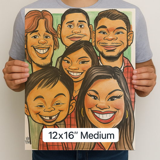 The Funny Pencil – Custom Caricatures for Everyone (Copy)