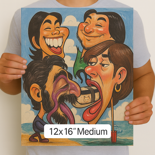 The Funny Pencil – Custom Caricatures for Everyone (Copy)