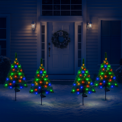 ClausHaus - Solar Christmas Yard Lights