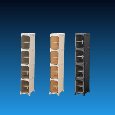 Slim Rolling Storage Cabinet