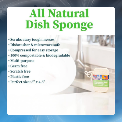 Non-Scratch Organic Luffa Sponges