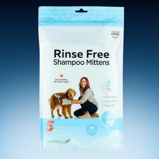 Rinse-Free Shampoo Mittens for Dogs