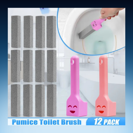 Pumice Stone Toilet Bowl Stain Remover with Extra Long Handle