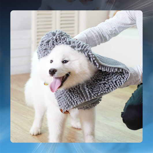 Ultra-Absorbent Microfiber Dog Towel
