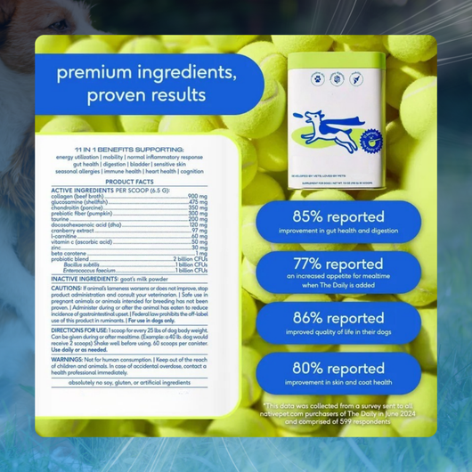 11-in-1 Dog Vitamin Powder for Overall Health