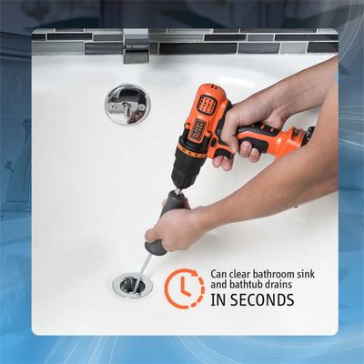 Drain Snake Clog Remover for Tubs and Sinks