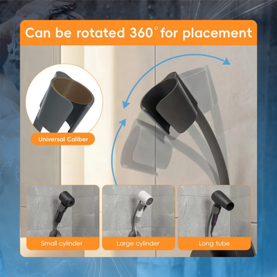 Wall-Mounted Hair Dryer Holder