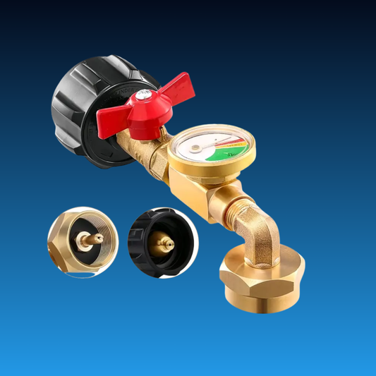 Propane Refill Adapter (20lb to 1lb Converter)