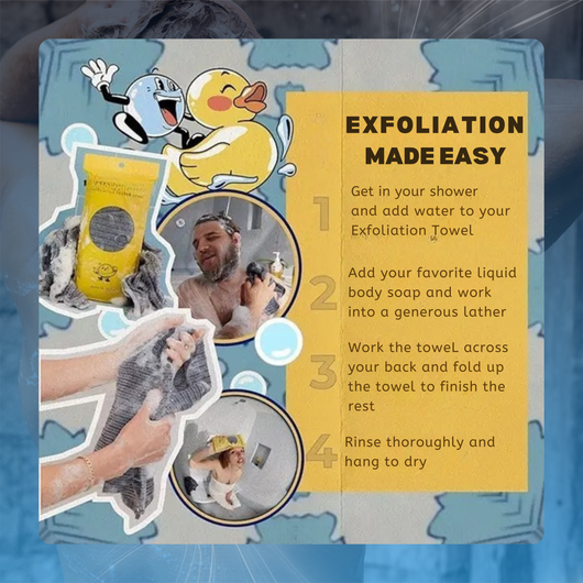 Exfoliating Shower Bath Towel