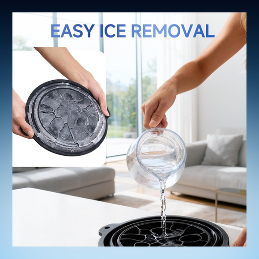 Facial Ice Bath Bowl with Built-in Tray