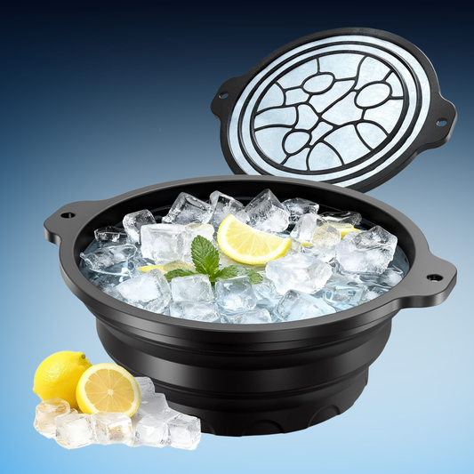Facial Ice Bath Bowl with Built-in Tray