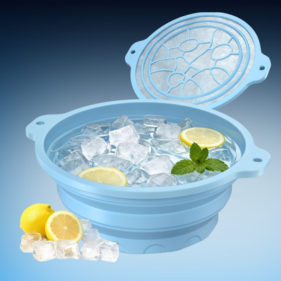 Facial Ice Bath Bowl with Built-in Tray