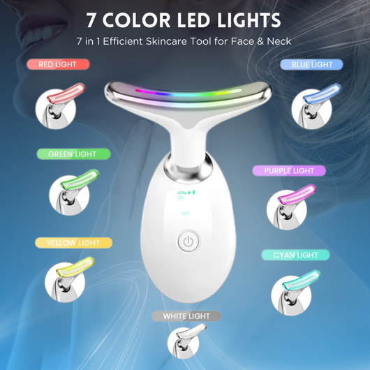 LED Face and Neck Tightening Massager