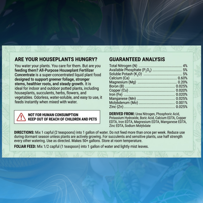 All-Purpose Houseplant Fertilizer Concentrate