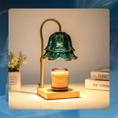 Flower Candle Warmer Lamp