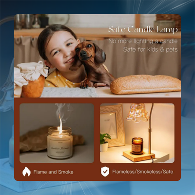 Flower Candle Warmer Lamp