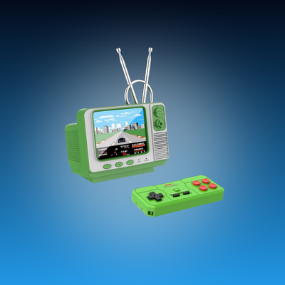 Mini Retro TV Game Console with 308 Games