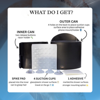 Wall Mounted Hair Trash Bin