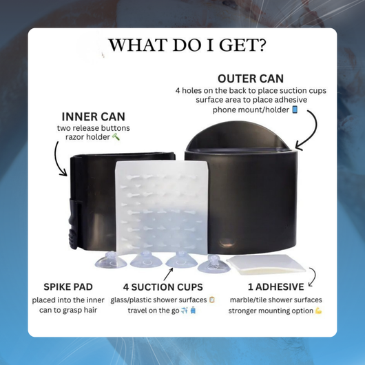 Wall Mounted Hair Trash Bin
